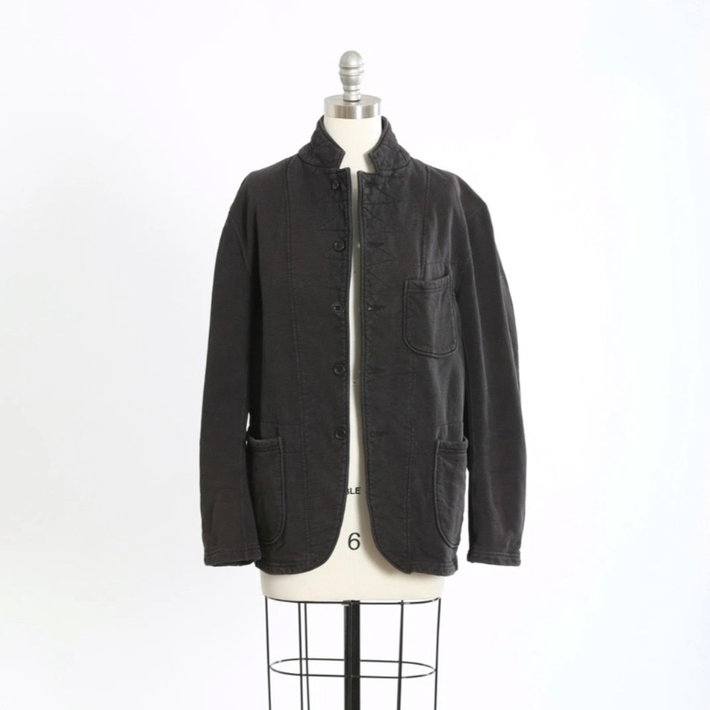 Engineered Garments Black cotton Jacket Sz. L made in NEW YORK